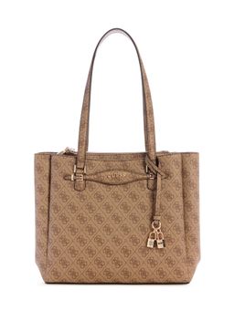 Guess - Latte Logo Printed Katya Tote Bag