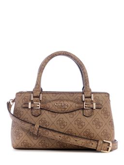 Guess - Latte Logo Printed Katya Mini Crossbody Bag