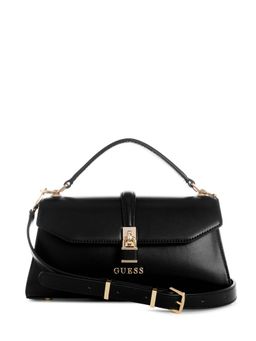 Guess - Black Solid Queensland Top Handle Crossbody Bag