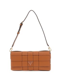 Guess - Caramel Textured Maylee Flap Shoulder Bag
