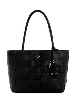 Guess - Black Textured Maylee Girlfriend Shoulder Bag