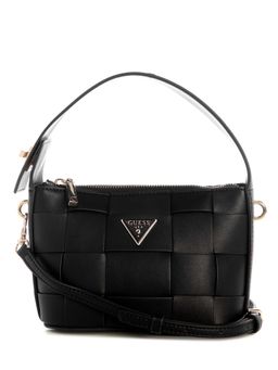 Guess - Black Textured Maylee Mini Shoulder Bag