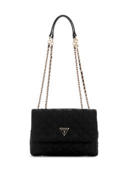 Guess - Black Solid Giully Crossbody Bag