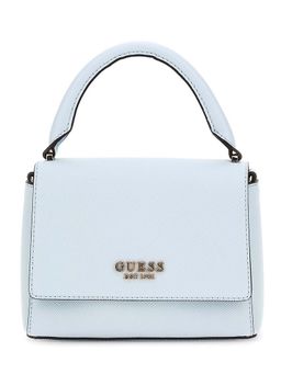 Guess - Powder Blue Textured Fedana Top Handle Sling Bag