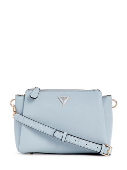Guess - Misty Blue Textured Noelle Tri Comp Crossbody Bag