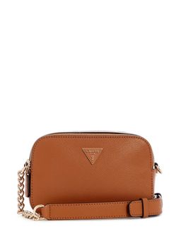 Guess - Tan Textured Noelle Camera Crossbody Bag