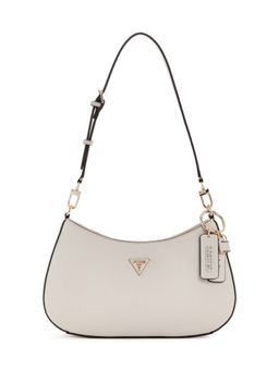 Guess - Bone Textured Noelle Top Zip Shoulder Bag