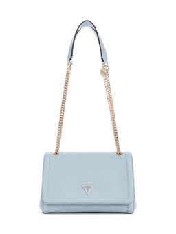 Guess - Misty Blue Textured Noelle Convertible Crossbody Bag