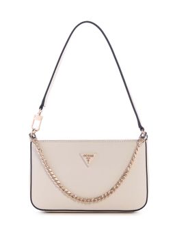 Guess - Bone Textured Noelle Mini Top Zip Shoulder Bag