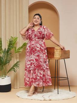 Miss Chase - Women Multi-Color Floral Chiffon Dress