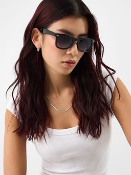 Accessorize London - Women'S Square Cat Eye Sunglasses-Ma-10004444041