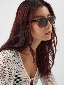 Accessorize London - Women'S Pink Tinted Marble Preppy Sunglasses-Ma-10008930971