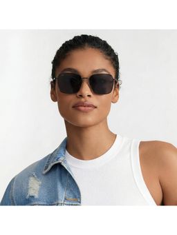 VOX - Unisex Sqaure/Hexagonal Rim Polarised and Uv Protected Lens Sunglasses-Vx004 (59)