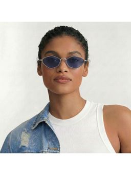 VOX - Unisex Grey Diamond Rim Polarised and Uv Protected Lens Sunglasses-Vx011 (56)