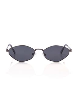 VOX - Unisex Grey Diamond Rim Polarised and Uv Protected Lens Sunglasses-Vx012 (56)