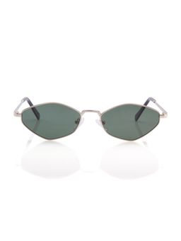 VOX - Unisex Grey Round Rim Polarised and Uv Protected Lens Sunglasses-Vx014 (56)