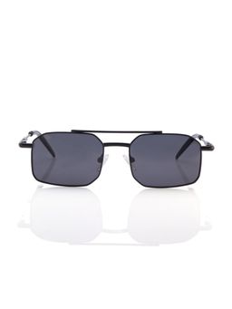 VOX - Unisex Gun Rectangular Rim, Polarised and Uv Protected Lens Sunglasses-Vx027 (52)
