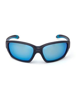 VOX - Unisex Rectangle Rim Polarised and Uv Protected Lens Sunglasses-Vx035 (64)