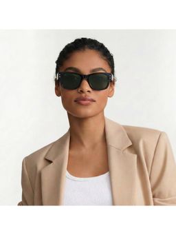 VOX - Unisex Square Purple Polarised and Uv Protected Lens Sunglasses-Vx043 (60)