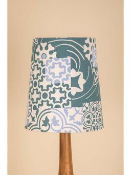 Freedom Tree - Azulejous Teal Taper Lamp