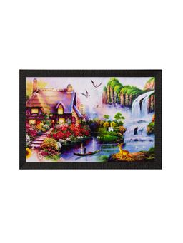 eCraftIndia - Beautiful House View Matt Textured Uv Art Painting