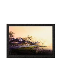 eCraftIndia - Wood House Texture Uv Art Painting