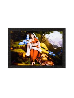 eCraftIndia - Radha Krishna In Jungle Texture Uv Art Painting