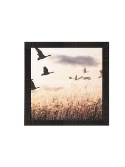 eCraftIndia - Scenic Flying Birds Texture Uv Art Painting