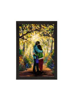 eCraftIndia - Couple Hugging Each Other Uv Art Painting