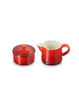 Le Creuset - Cerise 300ml Cream & 250ml Sugar and Cream Set