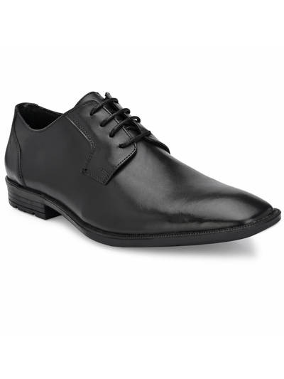 Burnish Leather Black Lace Up Formal Derbies