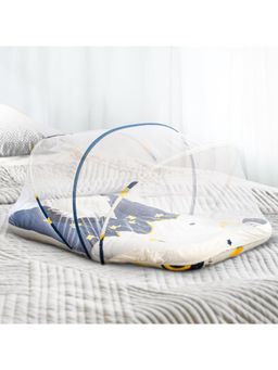 BAYBEE - Multi-Color New Born Baby Bed Mattress With Mosquito Net (0-6 Months)