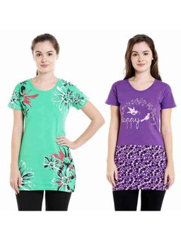 Bodycare - Bodyactive Pack Of 2 Women'S Tshirt - Multi-Color