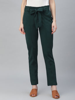 AAREIN - Green Solid Trouser