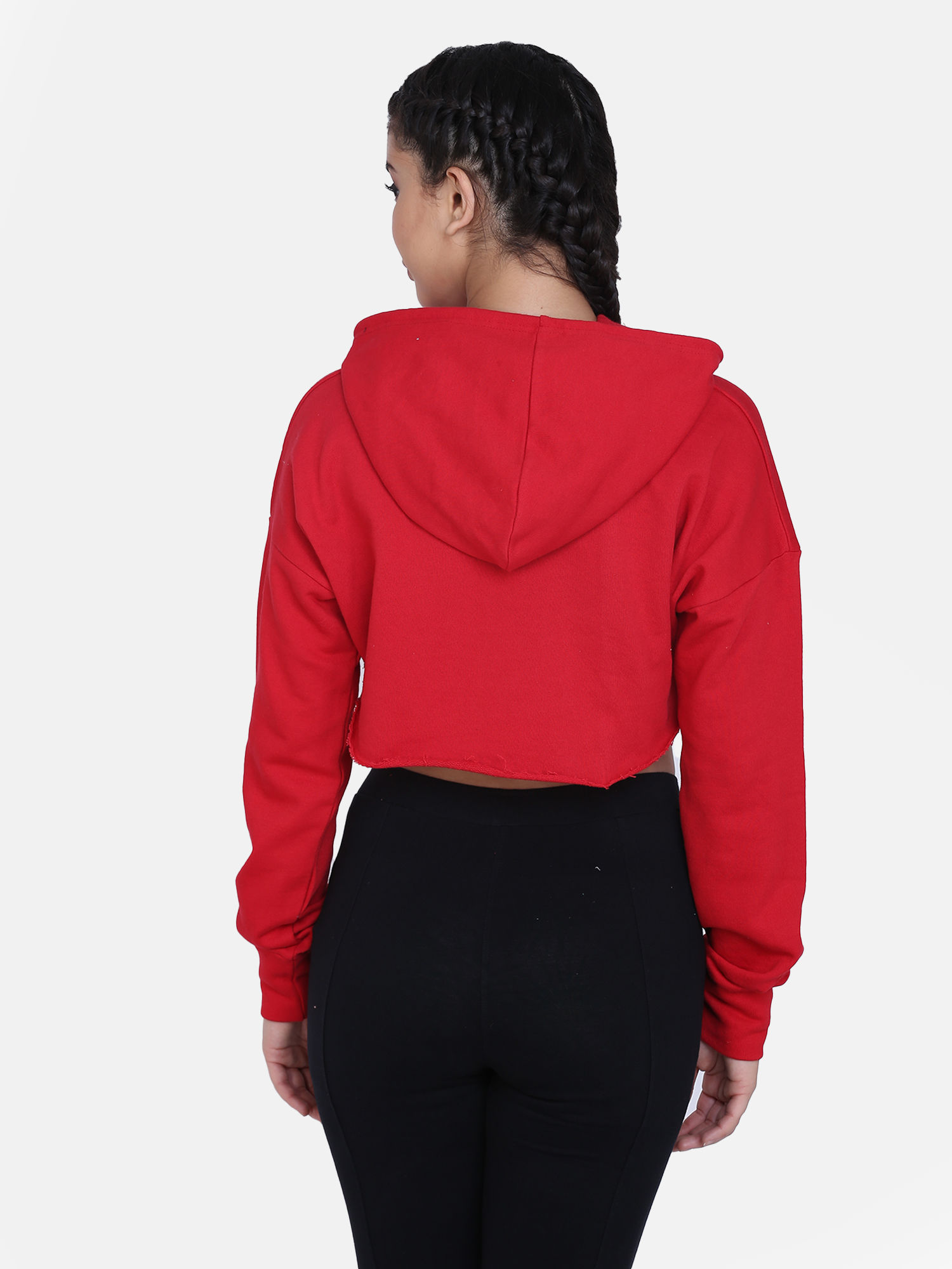 bust crop sweatshirt