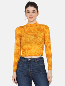 Aesthetic Bodies - Women'S High Neck Top - Yellow