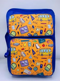 Echo Boomers - Orange Printed A3 Art Board Drawing Activity Backpack
