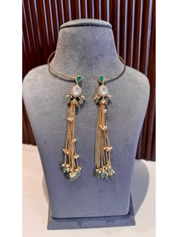 Ehsaas Jewellery - Lehar Green Necklace with Earrings
