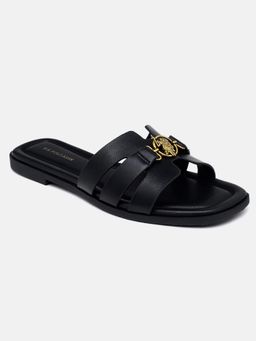 U.S. POLO ASSN. - Women Black Saphira Flats