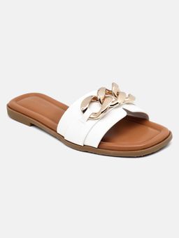 U.S. POLO ASSN. - Women White Flats