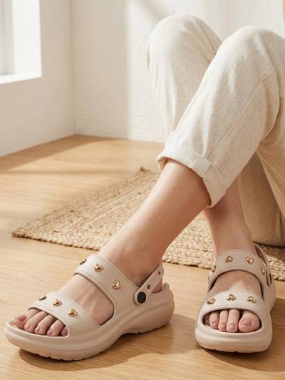 Women Beige Sandals