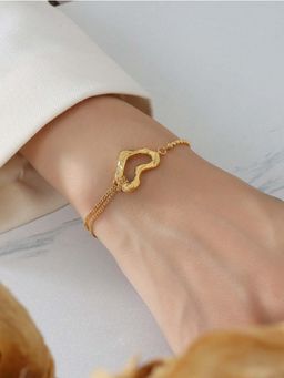 White Lies - Molten Love Adjustable Bracelet