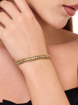 White Lies - Crystal Toast Adjustable Bracelet