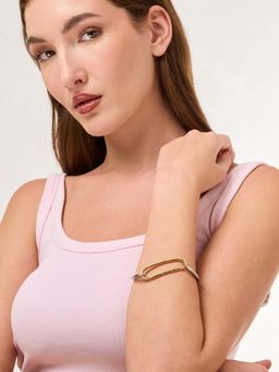 White Lies - Fusion Cuff Adjustable Bracelet