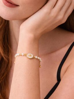 White Lies - Pearl Whisper Adjustable Bracelet