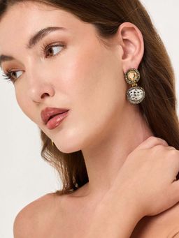 White Lies - Noir Coin Drop Earrings