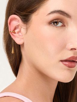 White Lies - Liquid Drop Ear Cuff