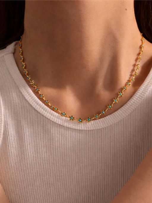 White Lies Amalfi Bloom Adjustable Necklace