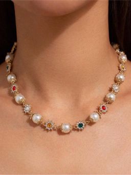 White Lies - Vintage Royale Adjustable Necklace Gold