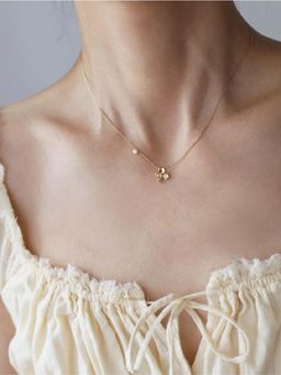White Lies - Golden Bloom Adjustable Necklace